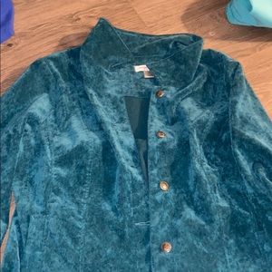 Teal/Navy blue Christopher & Banks blazer